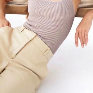 Aritzia Babaton Sculpt Knit Racer Tank